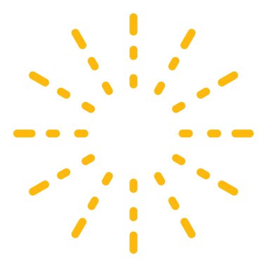 Havai fişek Temmuz olay simgesi renk ana hatları vektörü