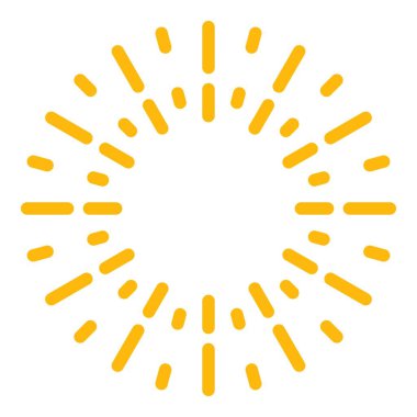 Havai fişek festivali simgesi renk ana hatları vektörü