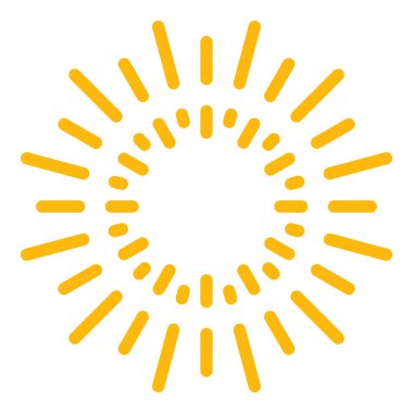 Havai fişek bayramı simgesi renk ana hatları vektörü