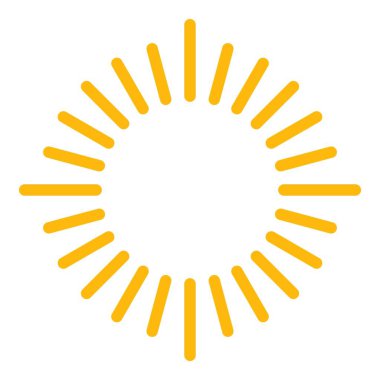 Havai fişek dekoratif simge renk ana hatları vektörü