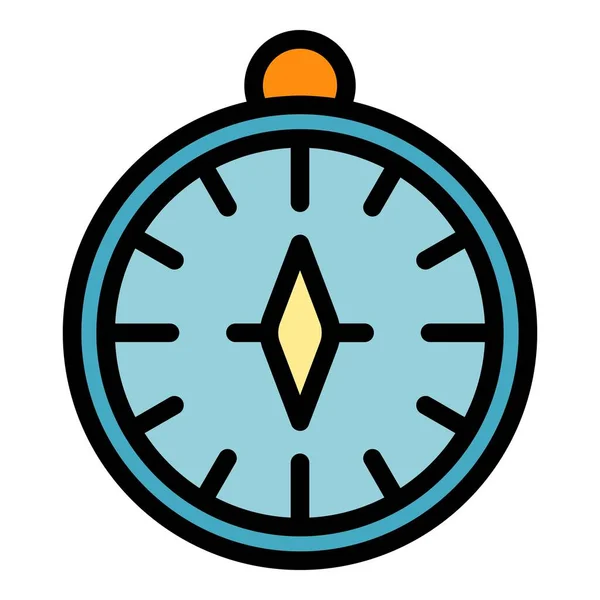 Compass opportunity icon color outline vector — Stock vektor