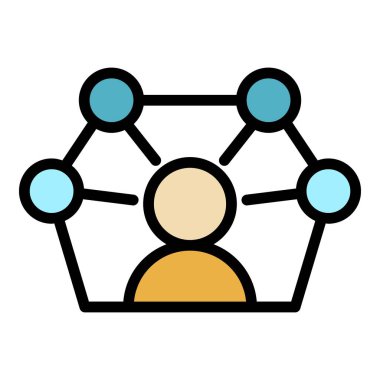 Yaratıcı simge renk özet vektörünü uzmanlaştır