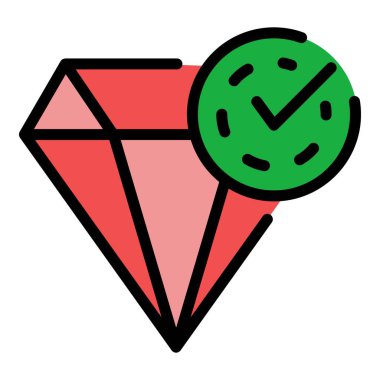 Uzman strateji simgesi renk özet vektörü