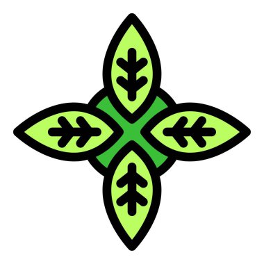 Doğa simgesi renk özet vektörünü kaydet