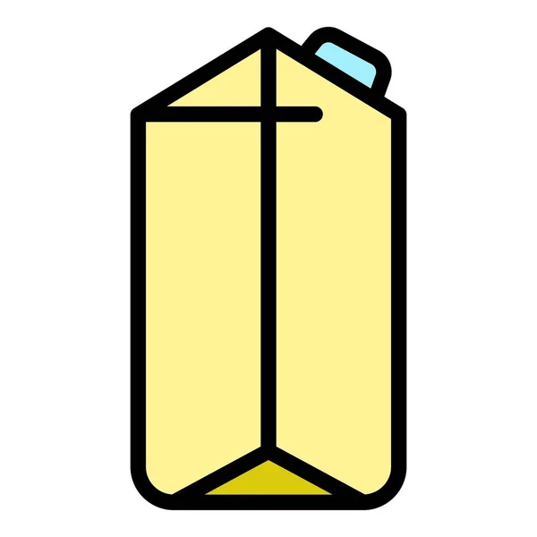 Vektor barvy sady ekologického mléka — Stockový vektor