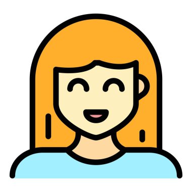 Torun simgesi renk ana hatları vektörü