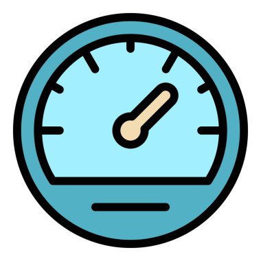 Hızlı araba gösterge paneli renk çizelgesi vektörü