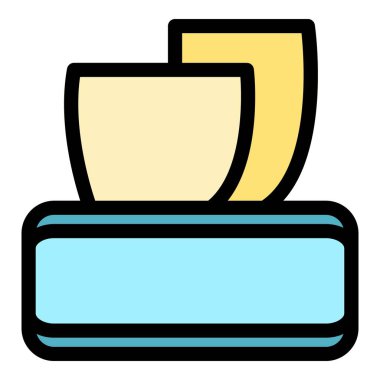 Doku paketi renk ana hatları vektörü