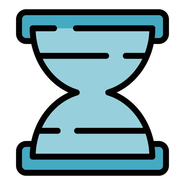 Property investments hourglass icon color outline vector — ストックベクタ