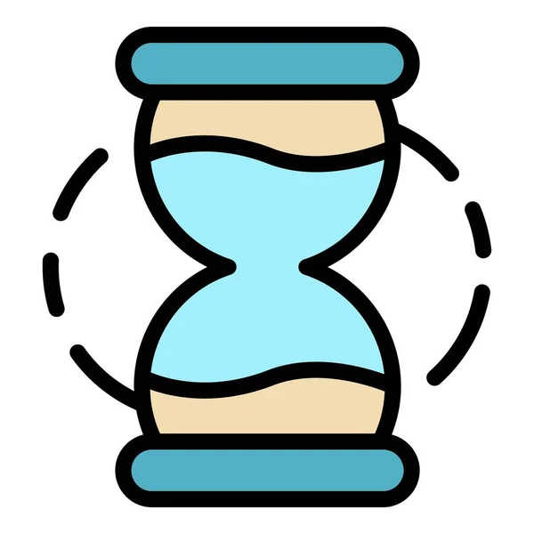 Legal flexible hour icon color outline vector — 스톡 벡터