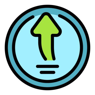 Ok simgesi renk özet vektörünü yeniden yükle