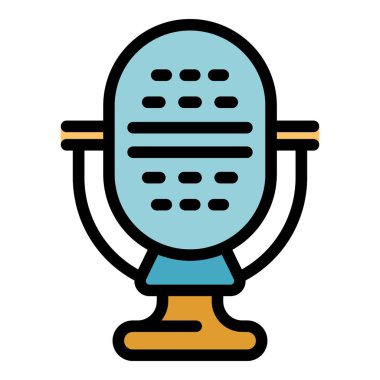 Mikrofon simgesi renk ana hatlarını kaydet