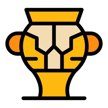 Amforo simgesi renk ana hatlarını göster