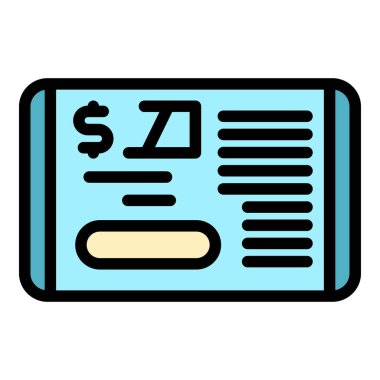 Para simgesi renk özet vektörünü aktar