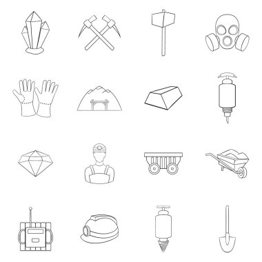 Madencilik simgesi ana hatları