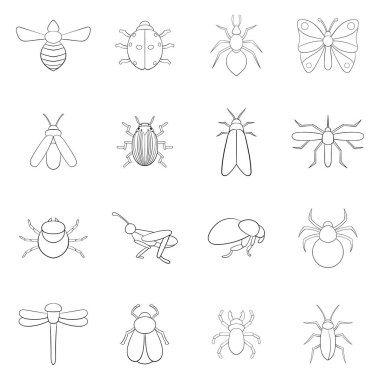 Böcek simgesi ana hatlara ayarlandı