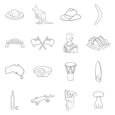 Avusturalya seyahat simgesi ana hatları