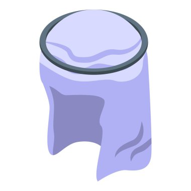 İslami türban ikonu izometrik vektörü. Arap adam.