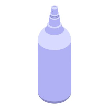 Ev spreyi ikonu izometrik vektörü. Temiz şişe