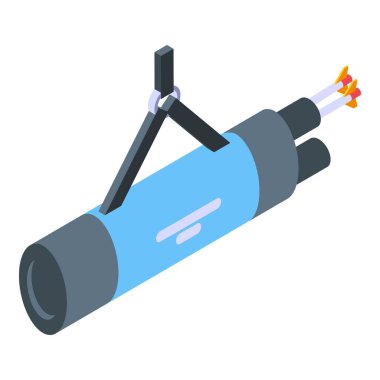 Okçuluk torbası ikon izometrik vektörü. Ok sporu