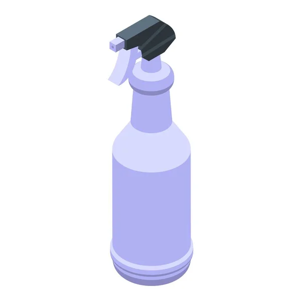 Icono de spray limpiador vector isométrico. Plástico limpio — Vector de stock