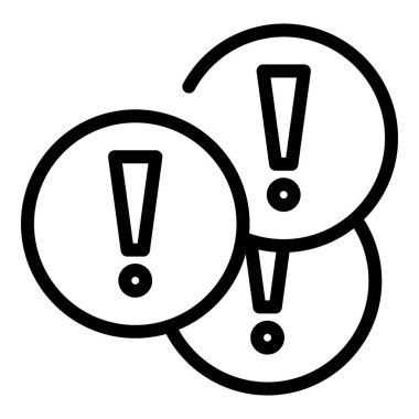 Bilgi ikonu ana hatlarını etkileme vektörü. Ortam paylaşımı