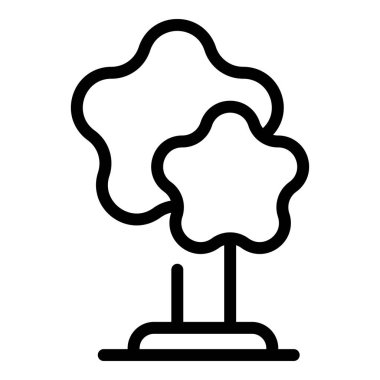 Premium post ikon ana hatları vektörü. Sosyal medya