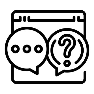 Uzman yardım simgesi ana hat vektörü. Tıp Hastanesi