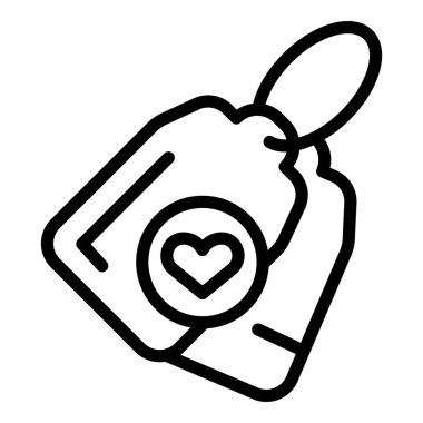 Sağlık etiketi ana hat vektörü. Tıbbi bakım