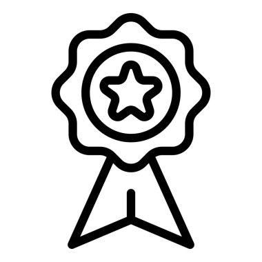 Business overview icon outline vector. Finance data