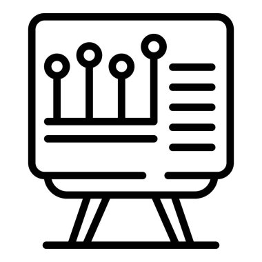 Manager banner icon outline vector. Stress skills