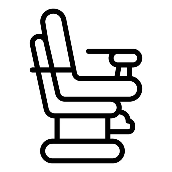 Gynecology chair icon outline vector. Woman health — Stock Vector