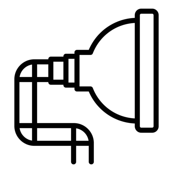 Face oxygen mask icon outline vector. Home equipment — Stockvector