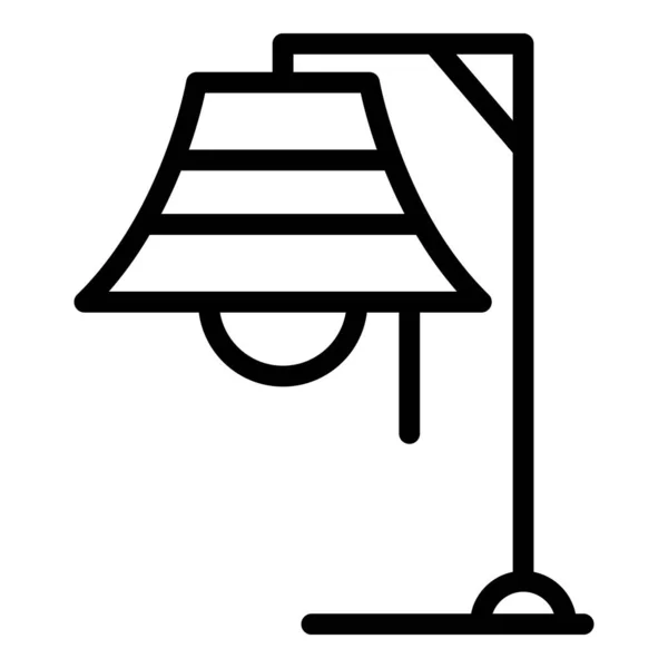 Chandelier lamp icon outline vector. Stand light — Διανυσματικό Αρχείο