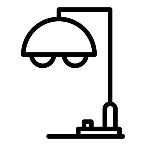 Modern lamp icon outline vector. Floor light — Διανυσματικό Αρχείο