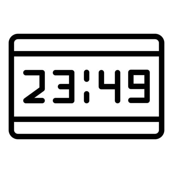 International time icon outline vector. World clock — Stock Vector