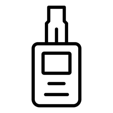 Remote control car alarm icon outline vector. Auto system