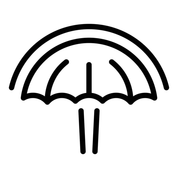 Law umbrella icon outline vector. Copyright patent — стоковый вектор