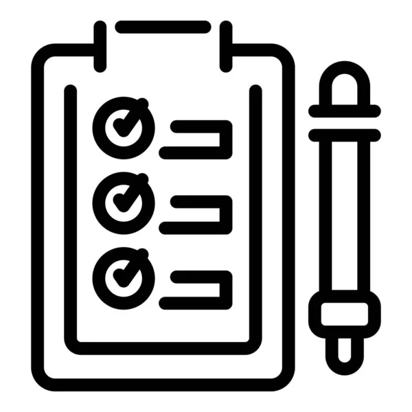 Clipboard online shop icon outline vector. Mobile cart — Stockvector