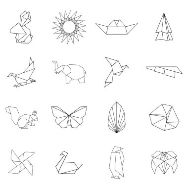 Origami simgesi ana hatlara ayarlandı