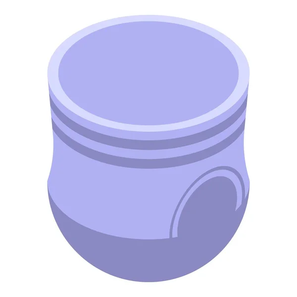 Diaper icon isometric vector. Baby nappy — Stock Vector