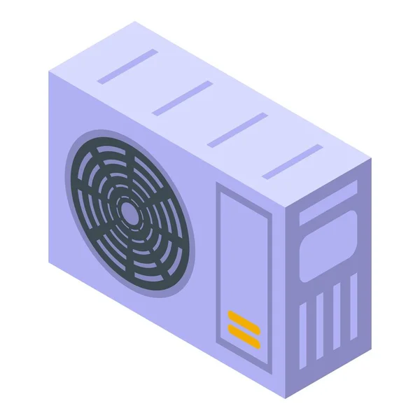 Légkondicionáló ikon izometrikus vektor. Otthoni rendszer — Stock Vector