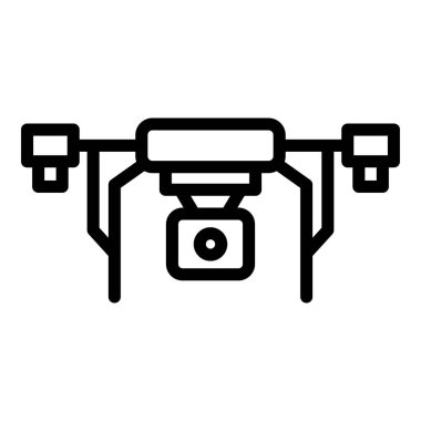 İHA simgesi taslak vektörünü kontrol et. Hava kamerası