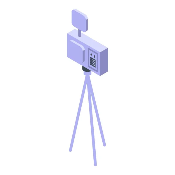 Gatuhastighet radar ikon isometrisk vektor. Kameratrafik — Stock vektor