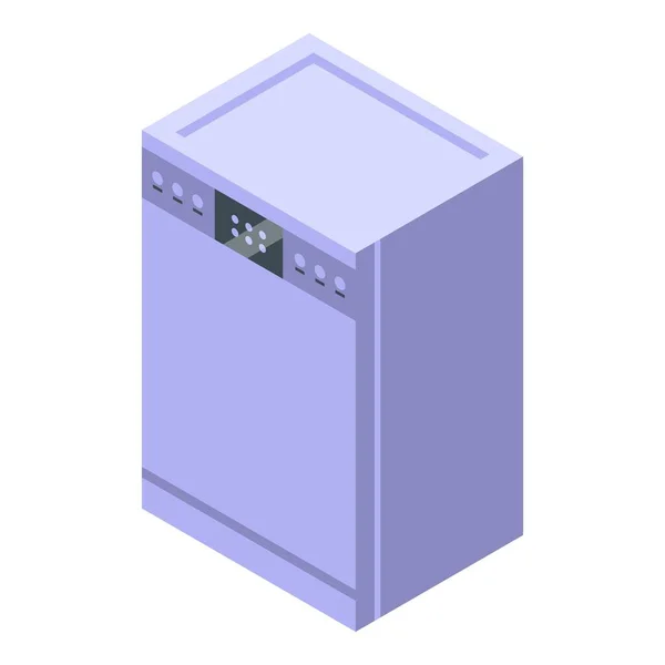 Icono del aparato de reparación vector isométrico. Cocina lavavajillas — Archivo Imágenes Vectoriales