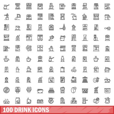 100 içecek simgesi belirlendi, taslak biçimi