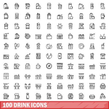 100 içecek simgesi belirlendi, taslak biçimi