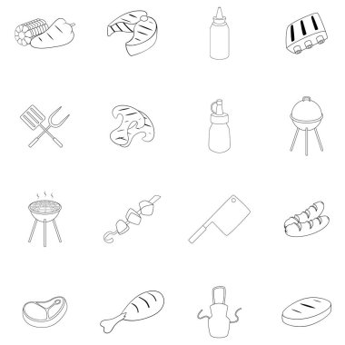 BBQ simgesi ana hatlarını ayarla