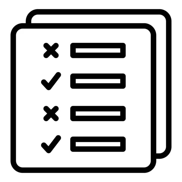 Vektor osnovy testovací ikony papíru. Kvalitní obchod — Stockový vektor
