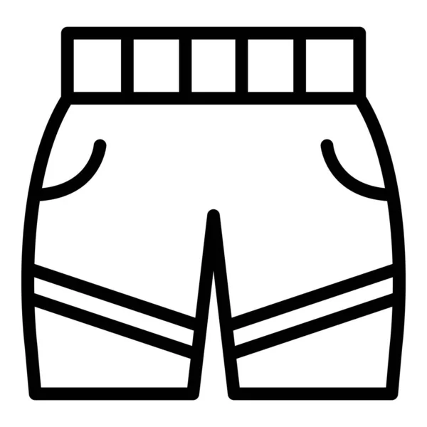 Neue Sport Shorts Icon Outline Vektor. Fitnessstudio — Stockvektor